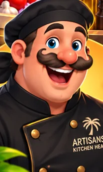Artisans chef in black